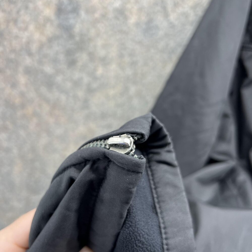 Oakley Jacket Men Large Black Button Down Polyester Full Zip Coat VTG Rain Wind - Picture 14 of 16